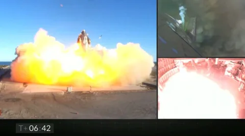 SpaceX’in Starship prototipi iniş sırasında patladı