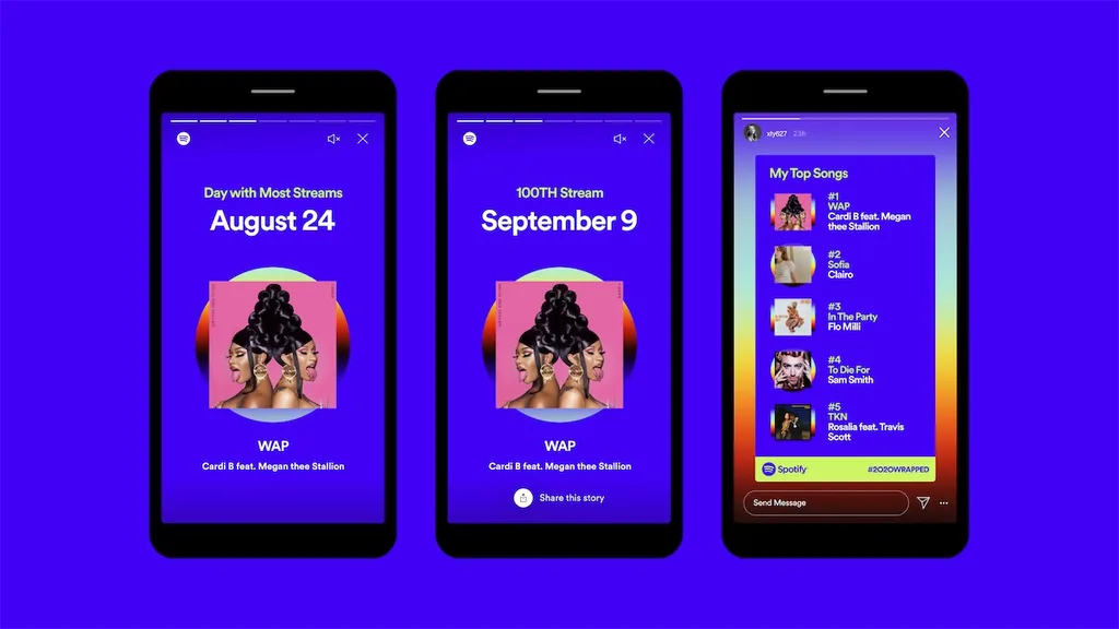 Spotify 2020 Özetin ile kullanıcılarına favorilerini hatırlatıyor