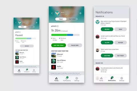 xbox family settings