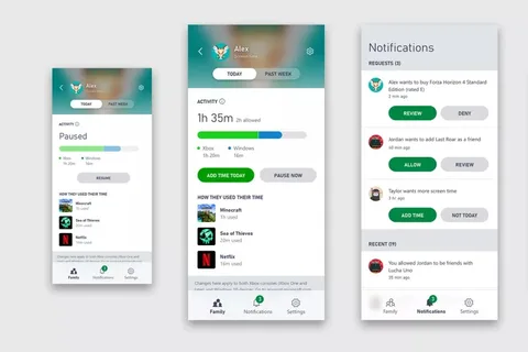 Xbox Family Settings ekran süresinin yönetimi için yeni araçlar sunuyor