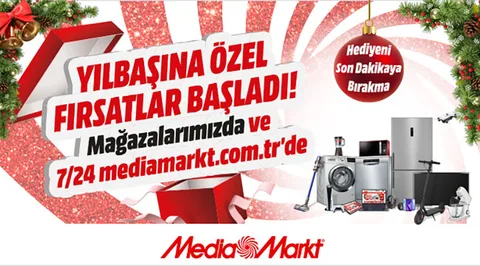 Hediye işini son dakikaya bırakanlar için MediaMarkt’ta Yılbaşı’na Özel Fırsatlar