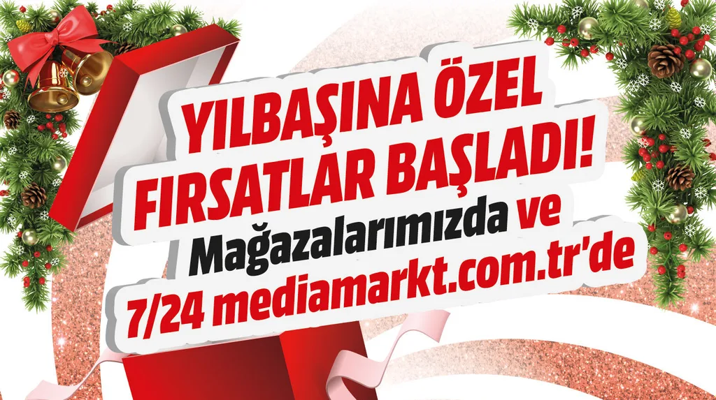 Yılbaşına Özel Fırsatlar bu hafta sonu mediamarkt.com.tr’de