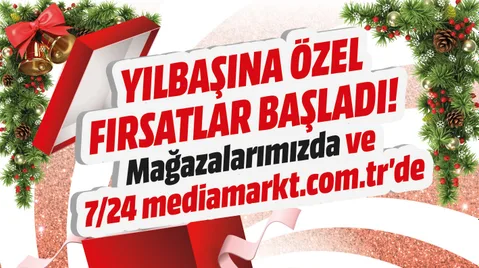 Yılbaşına Özel Fırsatlar bu hafta sonu mediamarkt.com.tr’de