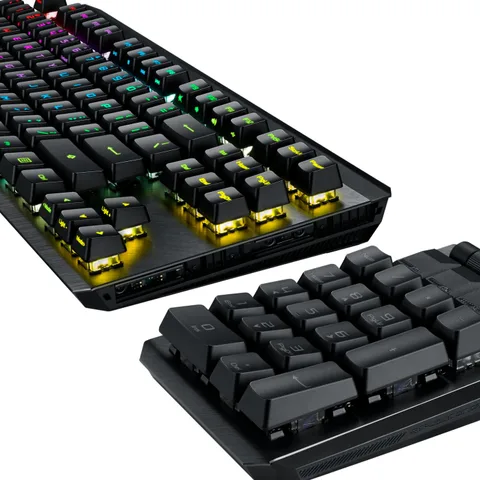 Asus ayrılabilir tuş takımı özelliğine sahip ROG Claymore II mekanik klavyeyi duyurdu