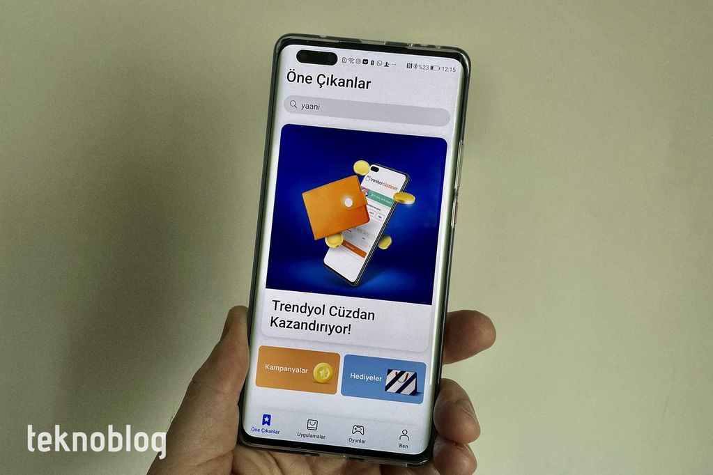 huawei appgallery yeni tasarım