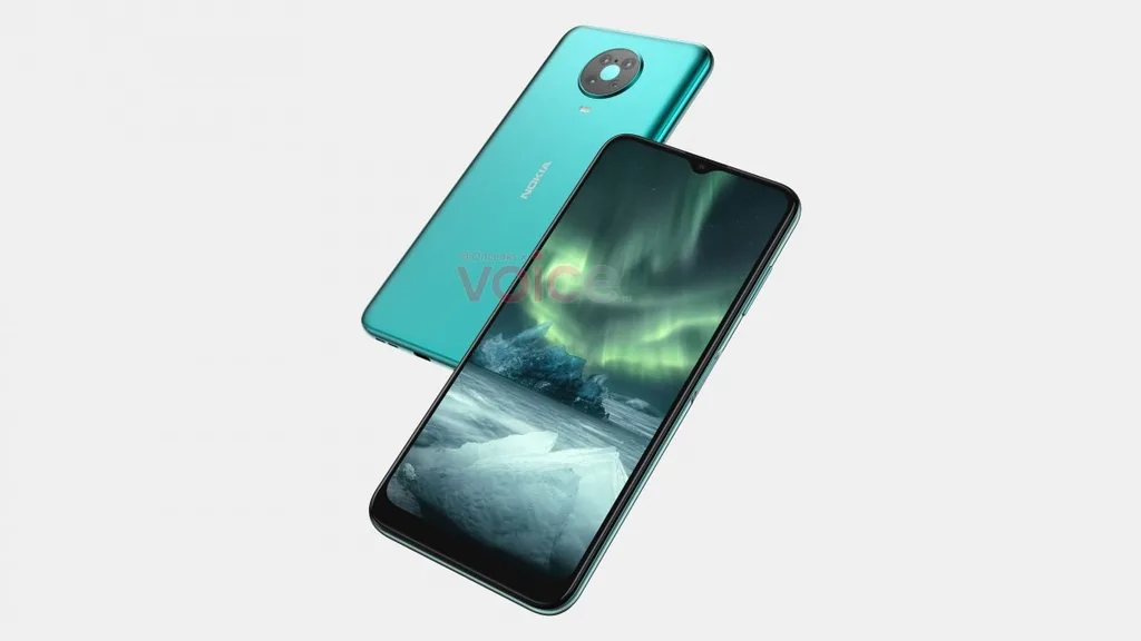 Nokia 6.3 görselleri dörtlü kamera ve çentikli ekranı gösteriyor