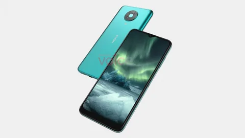 Nokia 6.3 görselleri dörtlü kamera ve çentikli ekranı gösteriyor