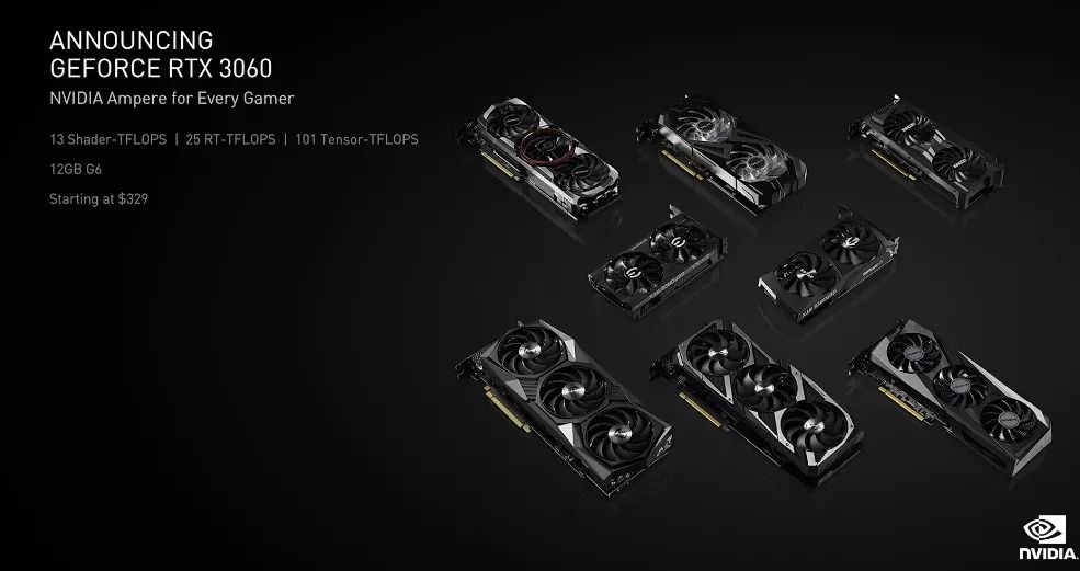 nvidia rtx 3060