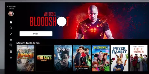 Sony Bravia Core platformuyla popüler içerikleri yüksek kaliteyle sunacak
