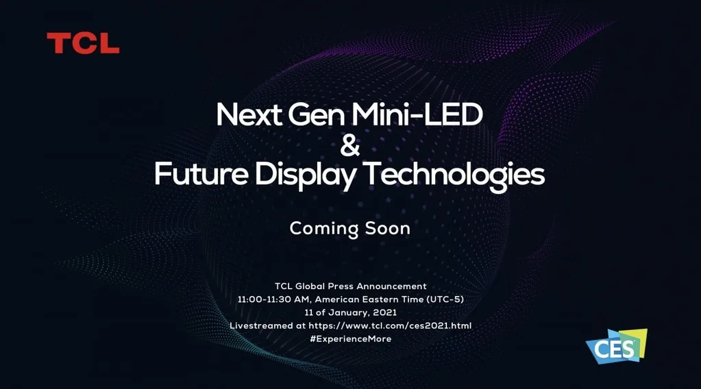 TCL CES 2021 etkinliğinde mini LED TV’lerini tanıtacak