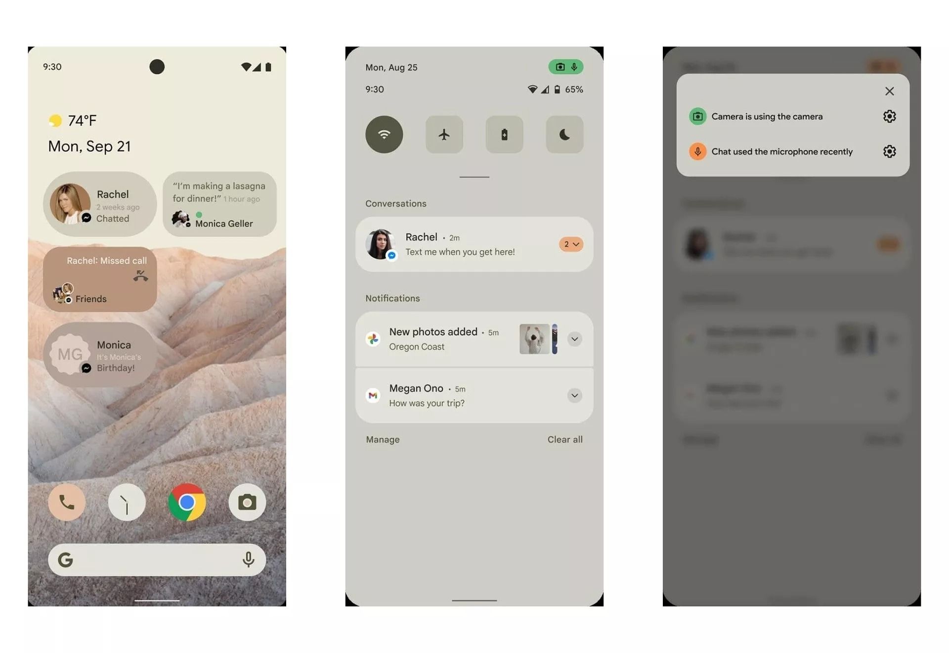 android 12 bildirim merkezi