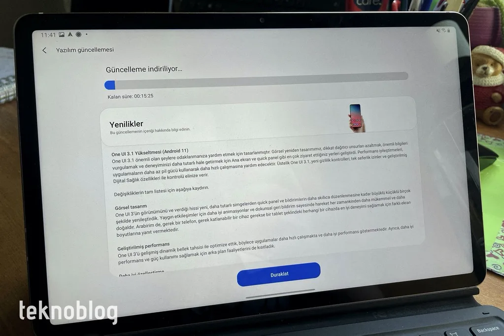 Galaxy Tab S7 ve S7 Plus için One UI 3 güncellemesi çıktı