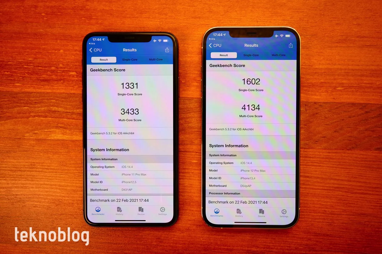 iPhone 12 Pro Max ve iPhone 11 Pro Max karşı karşıya