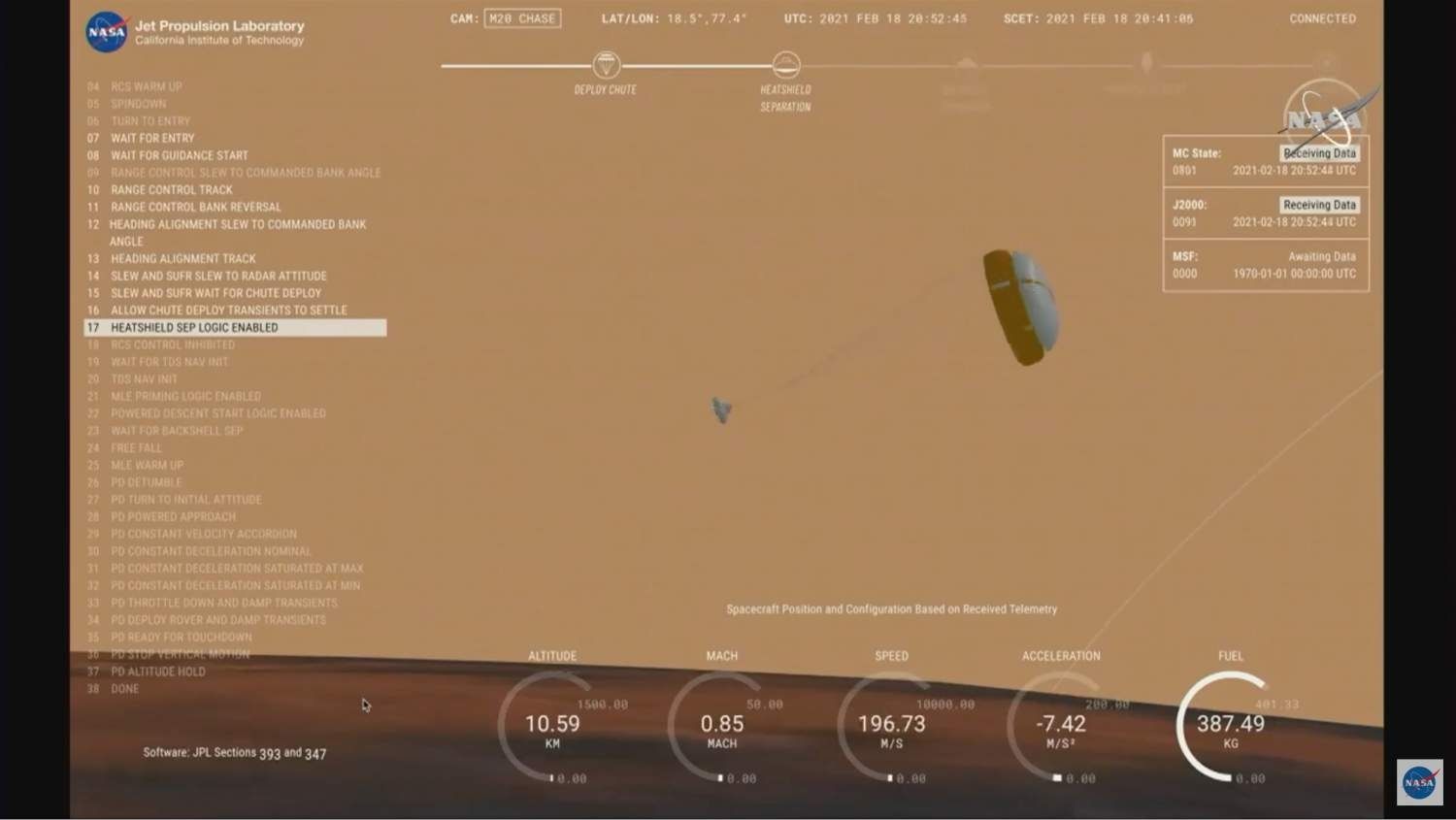 Perseverance Mars yüzeyine başarılı şekilde indi, ilk fotoğrafları paylaştı