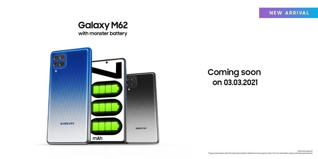 samsung galaxy m62