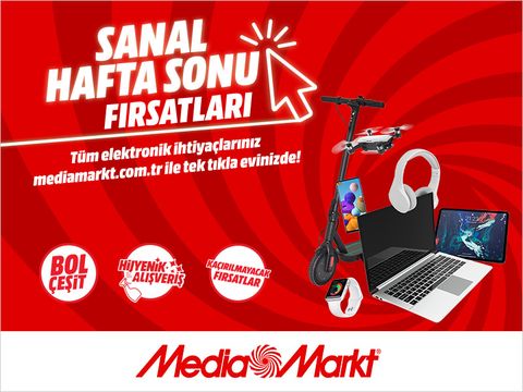 mediamarkt.com.tr sanal hafta sonu fırsatları