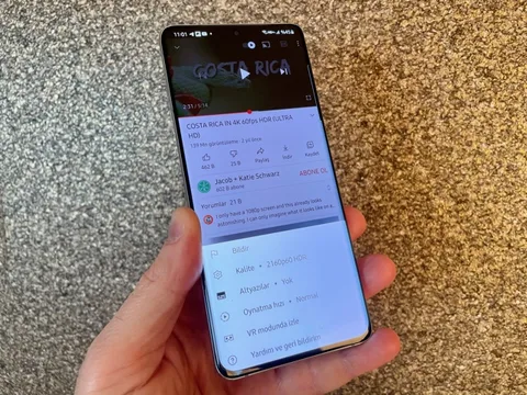 YouTube Android uygulamasına 4K 2160p seçeneği geldi