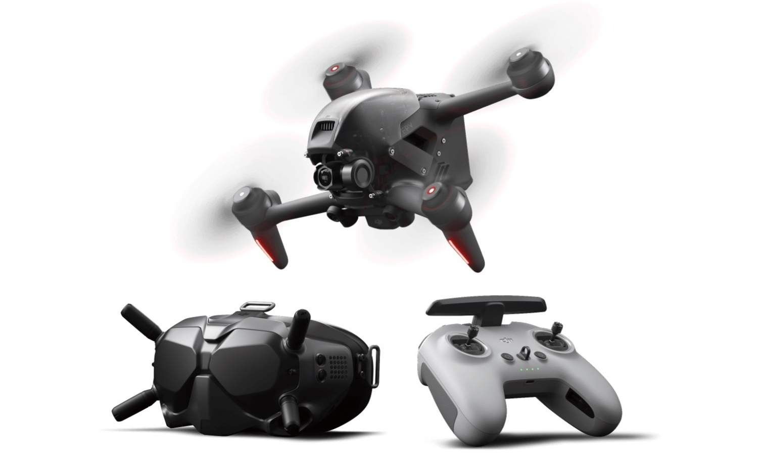 DJI FPV 4K kayıt yetenekli ve profesyonel drone pilotlarına özel