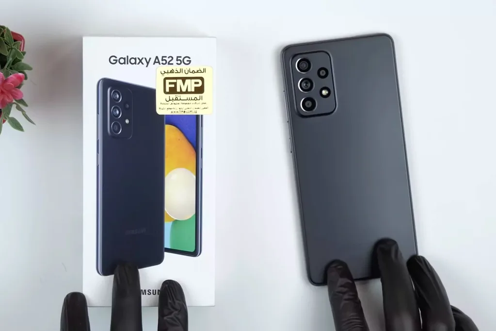 Galaxy A52 5G için erken kutu açılımı videosu
