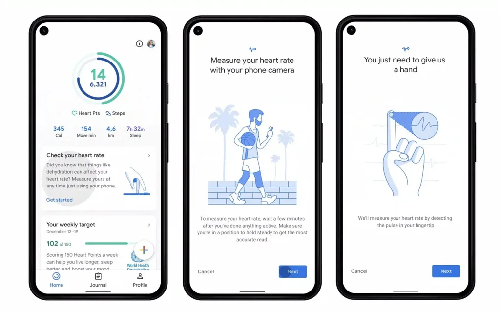 Google Fit’in kamera özellikleri kullanıcılarla buluşuyor