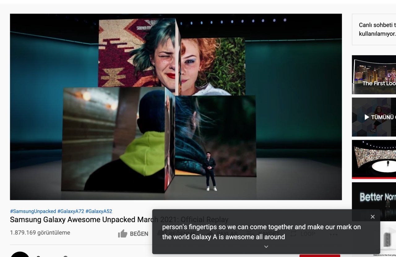 google canlı alt yazı