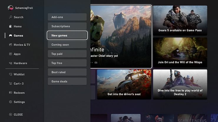 microsoft store xbox