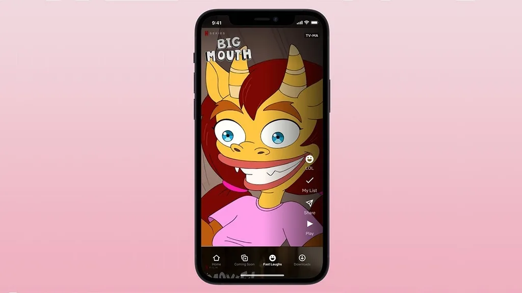 Netflix iOS uygulamasında TikTok benzeri eğlenceli videolar gösteriyor