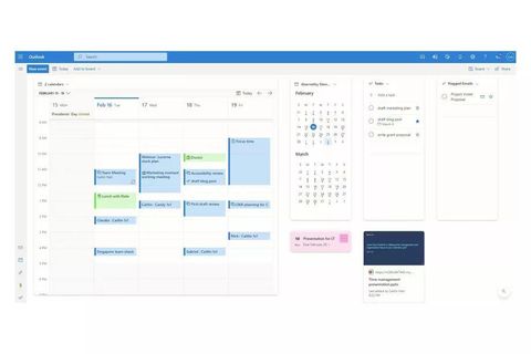 yeni outlook takvim paneli trello'ya benziyor