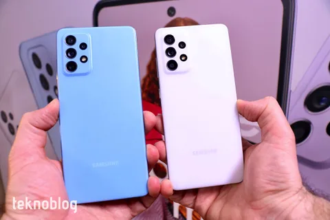 İlgi çekici yeniliklere sahip Samsung Galaxy A72 ve Galaxy 52 tanıtıldı (Ön İnceleme)