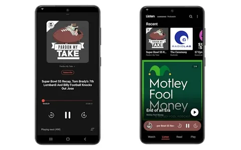 Samsung eğlence uygulamasına podcast bölümü ekliyor