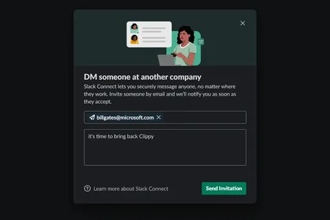 Slack mesaj özelliğindeki şirket sınırını kaldırıyor