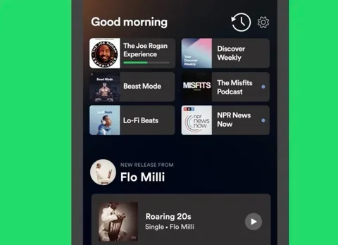 Spotify’ın yeni ana ekran tasarımı podcast’leri tamamlamayı kolaylaştıracak