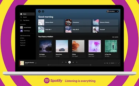Spotify web ve masaüstü uygulamalarının tasarımını yeniledi