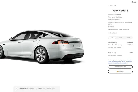 Tesla Bitcoin ile yapılan ödemeleri kabul etmeye başladı