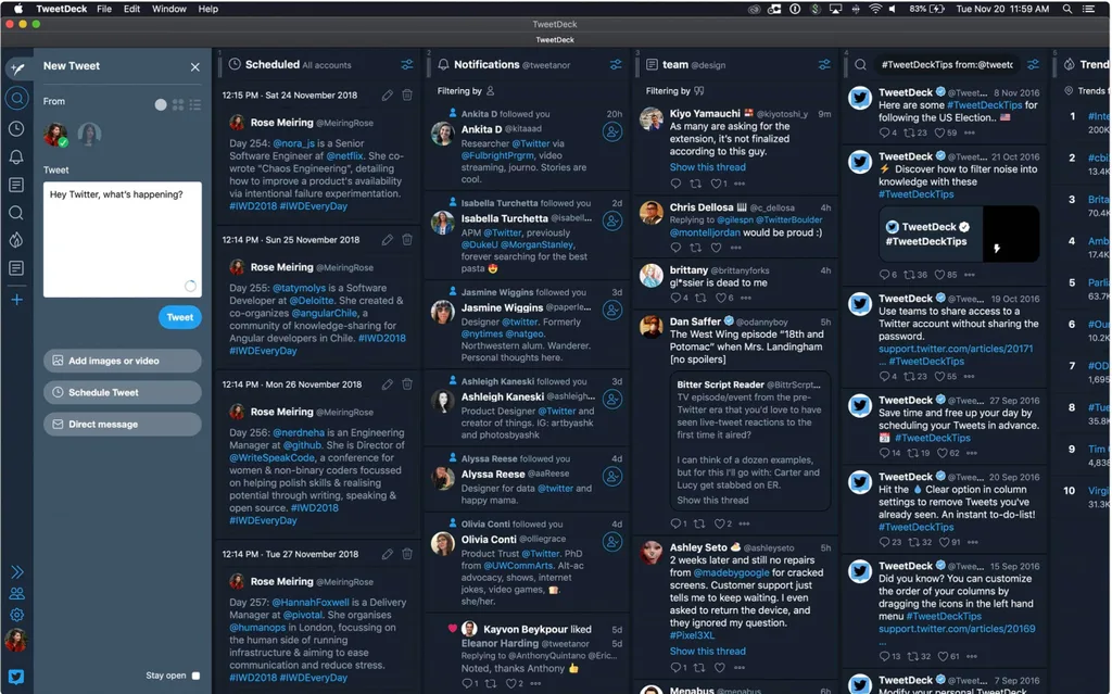 Twitter TweetDeck için kapsamlı bir yenilik üzerinde çalışıyor