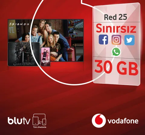 Vodafone Red aboneleri için ücretsiz BluTV abonelik fırsatı