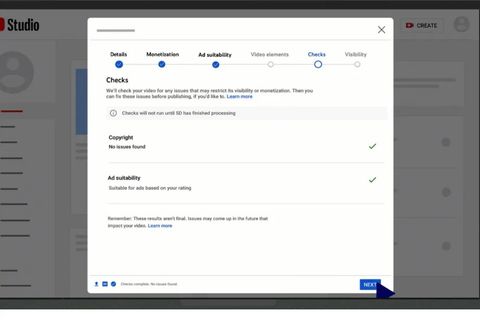 youtube telif hakkı kontrolleri