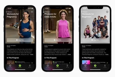 Apple Fitness Plus’a hamile ve yaşlılara özel egzersiz seçenekleri ekleniyor