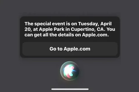 Apple’ın yeni etkinliği için beklenen işaret Siri’den geldi