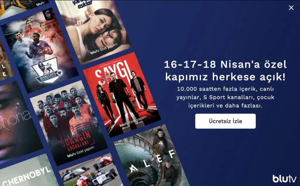 BluTV bu hafta sonu herkes için ücretsiz; nasıl izlenir?