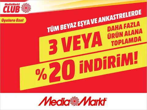 Evlenecekler veya evini yenileyecekler için MediaMarkt beyaz eşya kampanya fırsatları
