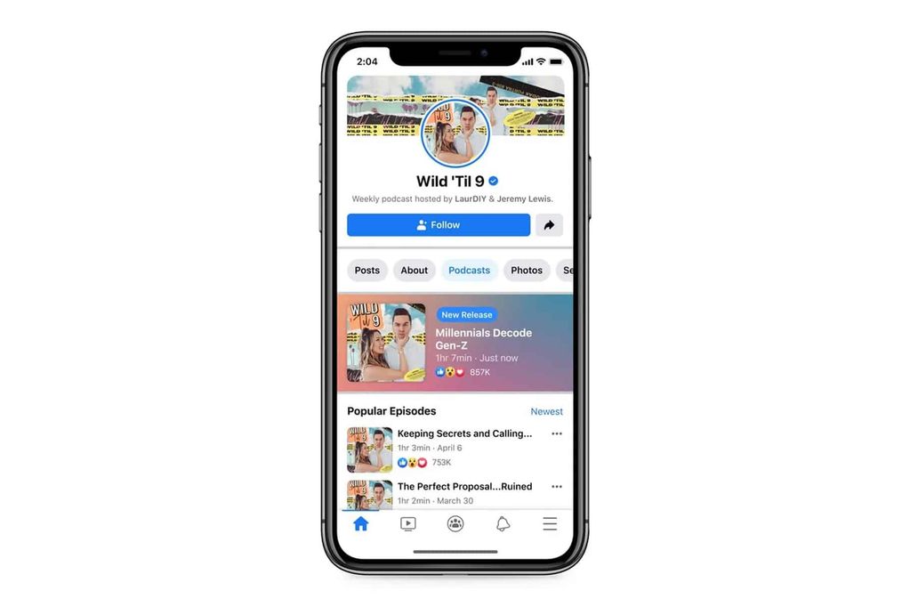 facebook podcast
