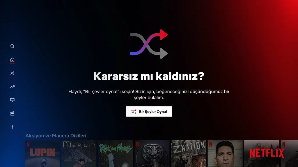 Netflix Bir Şeyler Oynat butonunu Android’de test ediyor