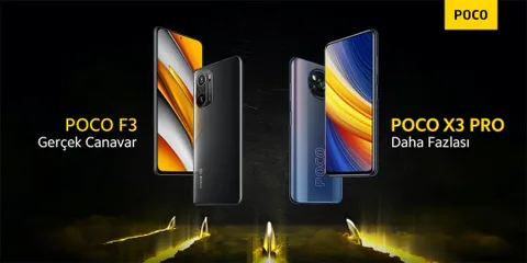 Poco F3 ve X3 Pro Türkiye’de satışa çıkıyor