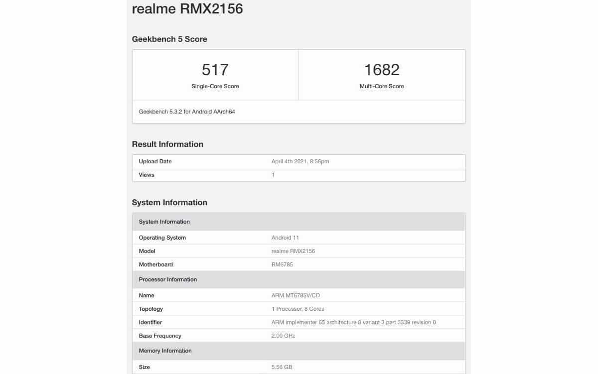 realme narzo 30