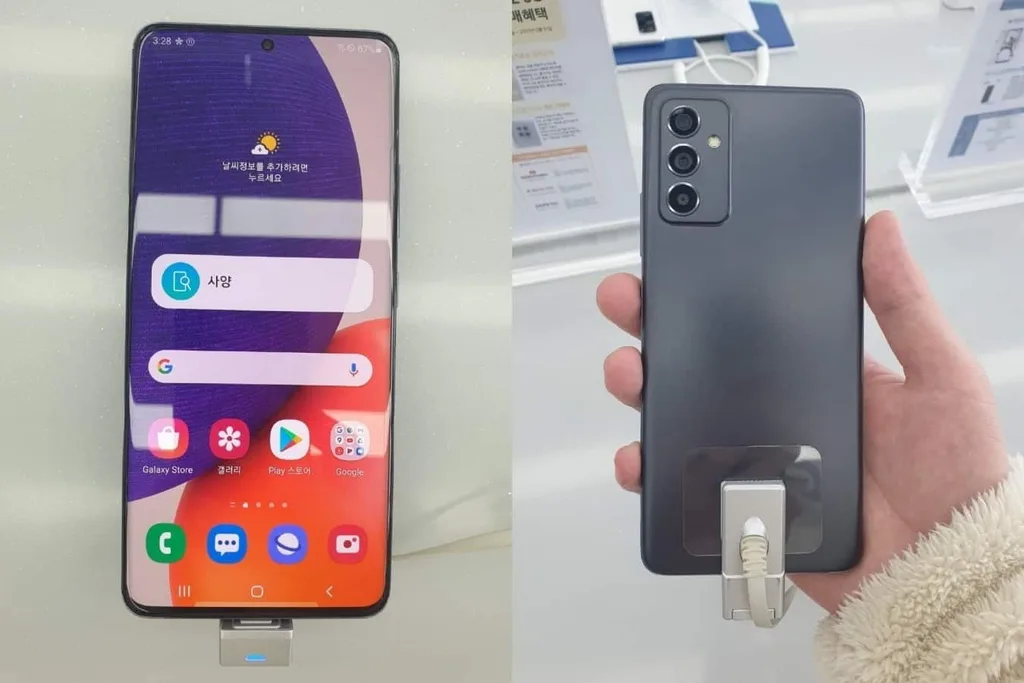 Samsung Galaxy A82 sızan fotoğraflarla görüldü