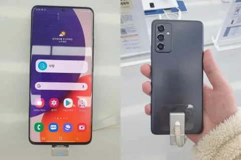 Samsung Galaxy A82 sızan fotoğraflarla görüldü