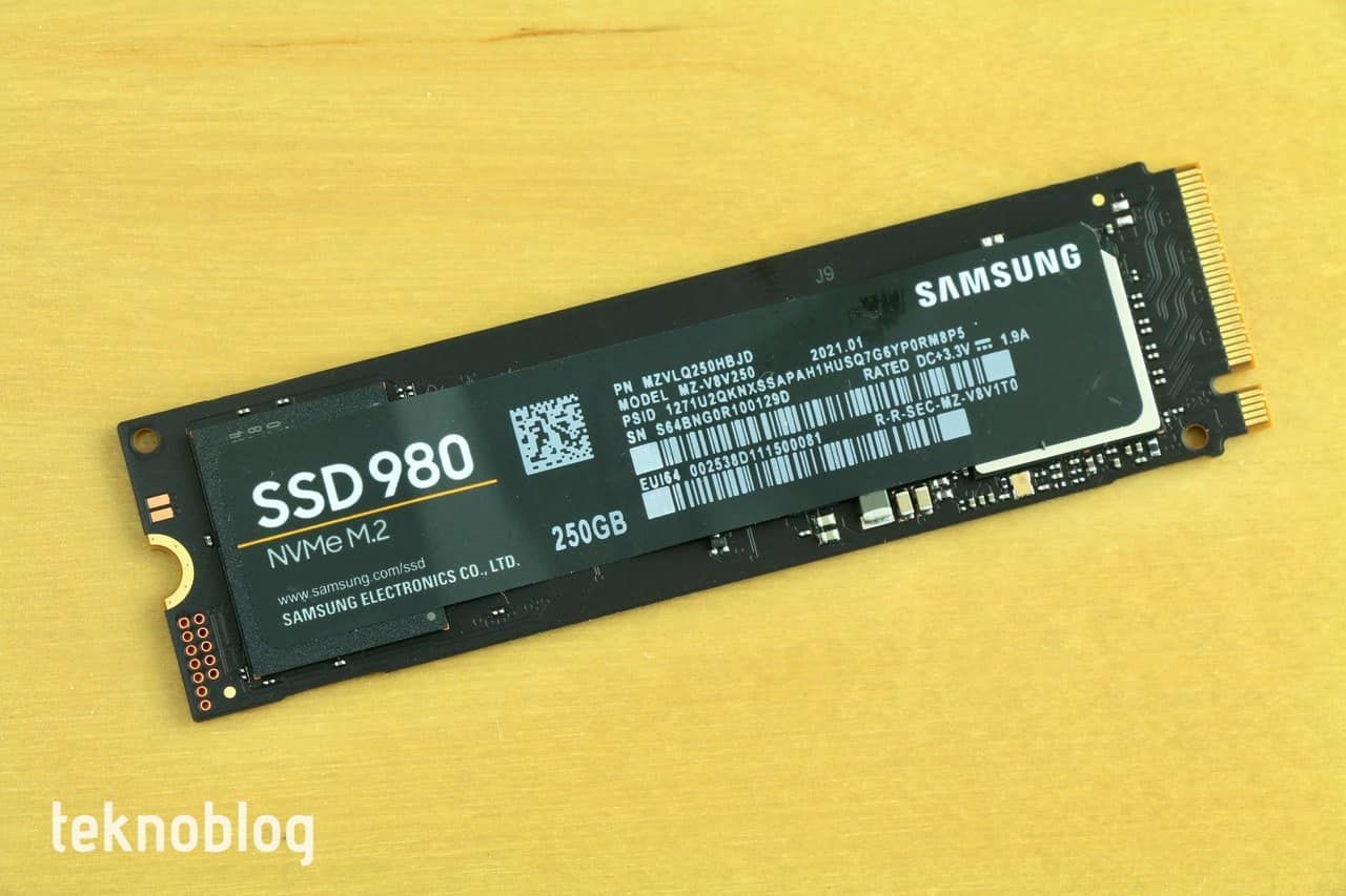 samsung ssd 980 inceleme