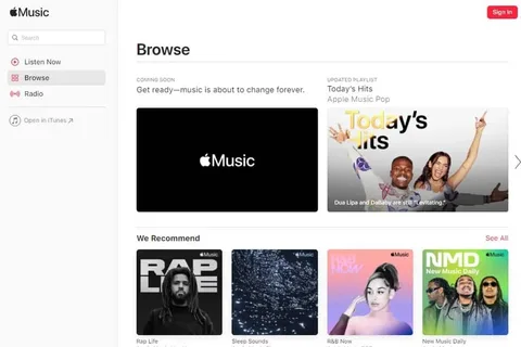 Yüksek ses kaliteli ve kayıpsız Apple Music hizmetleri için ön tanıtım