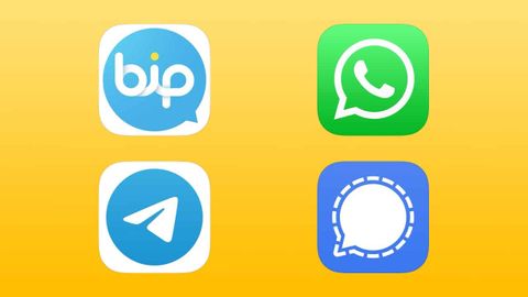 bip whatsapp telegram signal